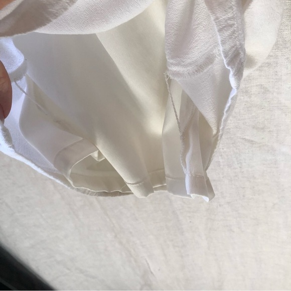 Amuse Society wide leg lined flowing boho pants front tie elastic waist size S - Picture 6 of 11